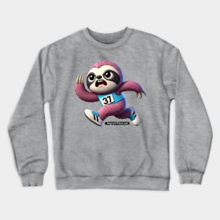 Angry Critters - Running Sloth Crewneck Sweatshirt